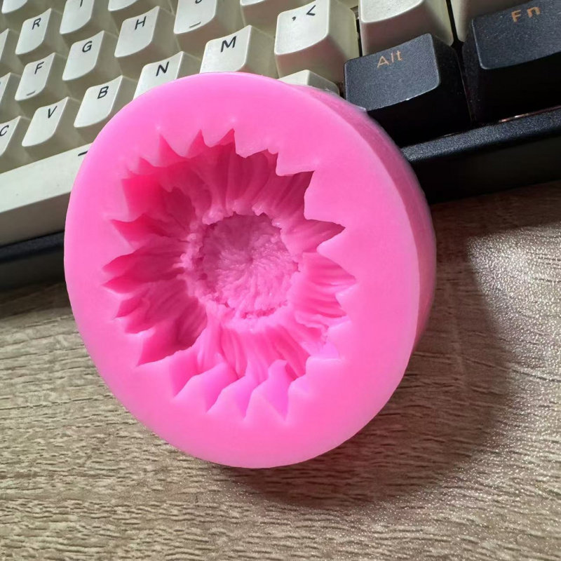 Art Craft Clay - 1 Stampo artigianale in silicone girasole-creazione
