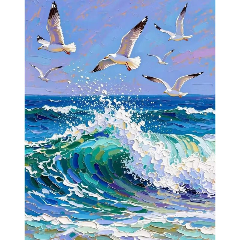 Art And Craft Numbers - GATYZTORY Onde Pittura con i Numeri