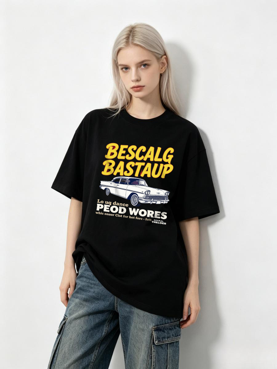 Art Craft Logo Design - T-shirt in tela di canapa stile