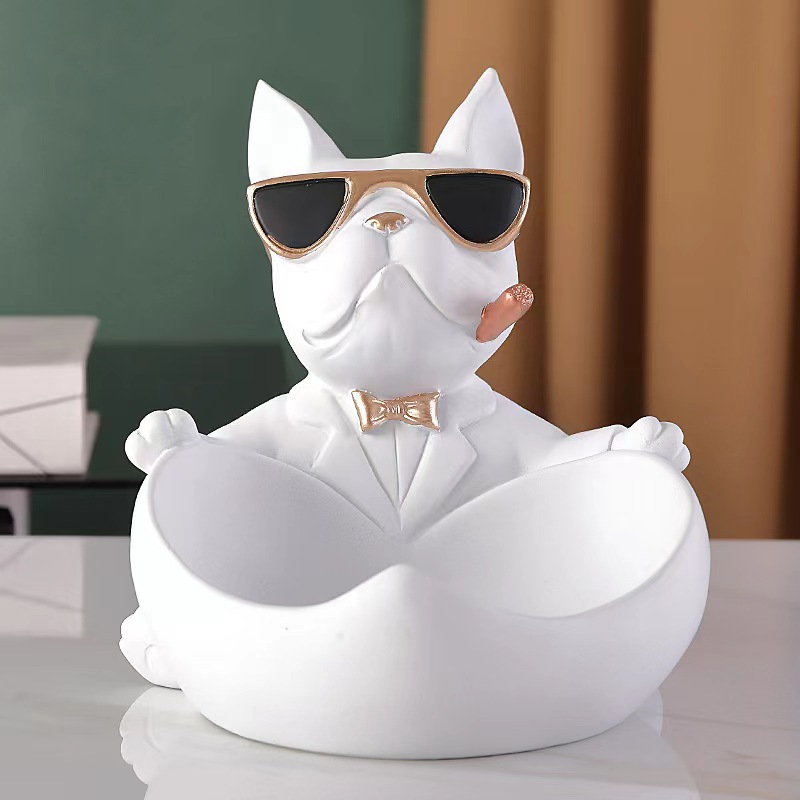 Art And Craft Sunglasses - Statua di Cane Bulldog con Scatola