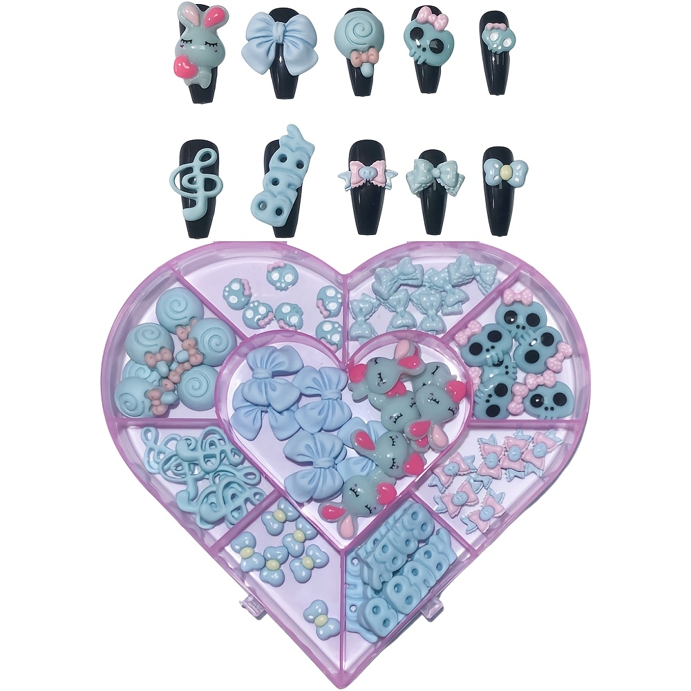 Art Craft Rose - Fornitura all'ingrosso 60PCS Kawaii Cartoon Blu