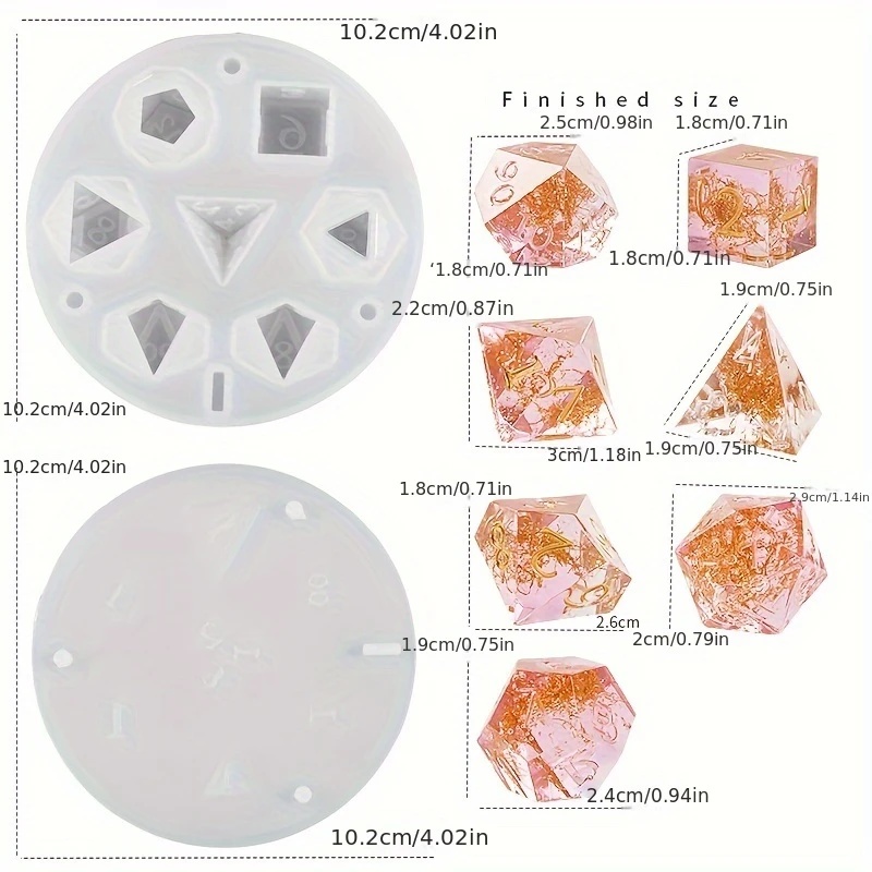 1 set di stampi in resina sili - Resin Casting Mold recensione e prezzo