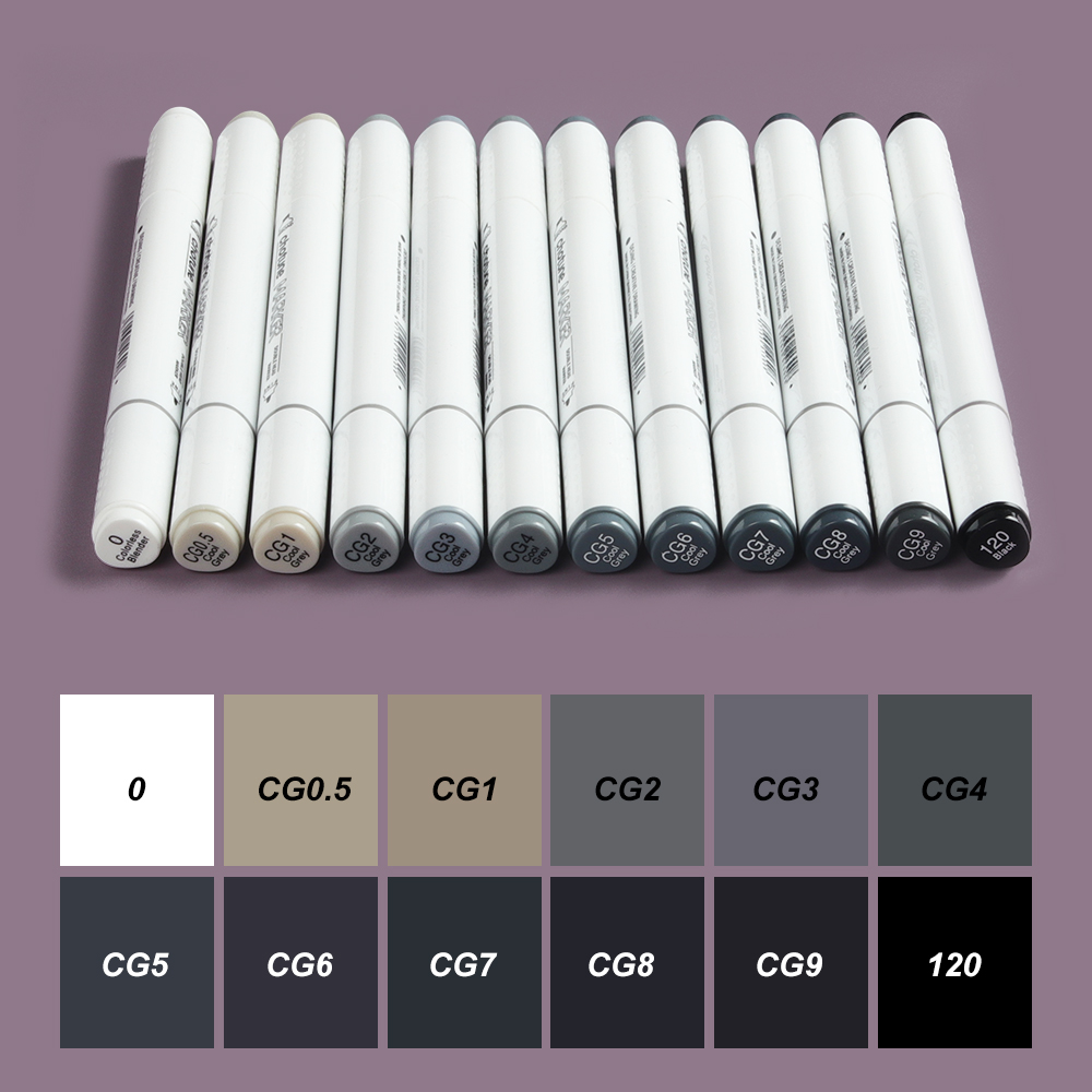 THOTUNE 12 colori grigio caldo - Copic Marker Sketch recensione e prezzo