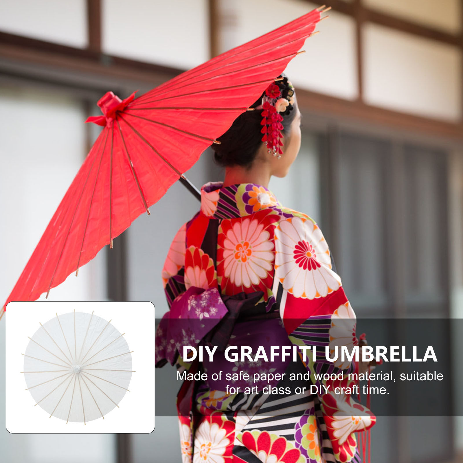 2 Pezzi Ombrello Grezzo in Car - Art Craft Umbrella recensione e prezzo