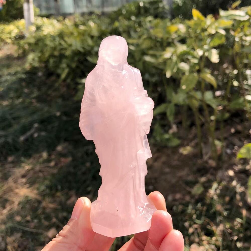 Statua di Gesù in Quarzo Rosa  - Art Craft Rose recensione e prezzo