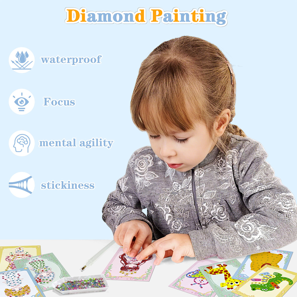 Kit di 16 Gemme per Fai da Te, - Art And Craft Numbers recensione e prezzo