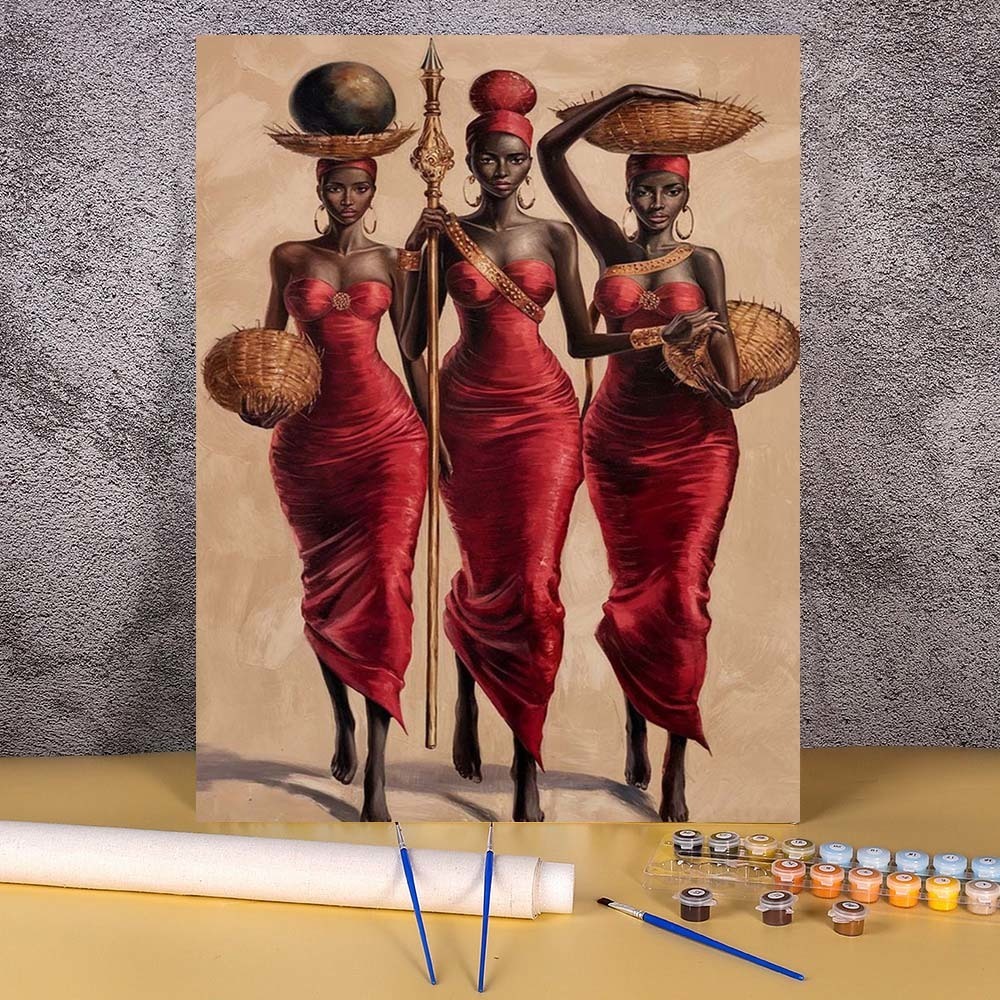 Donna africana Dipingi con i n - Art And Craft Numbers recensione e prezzo