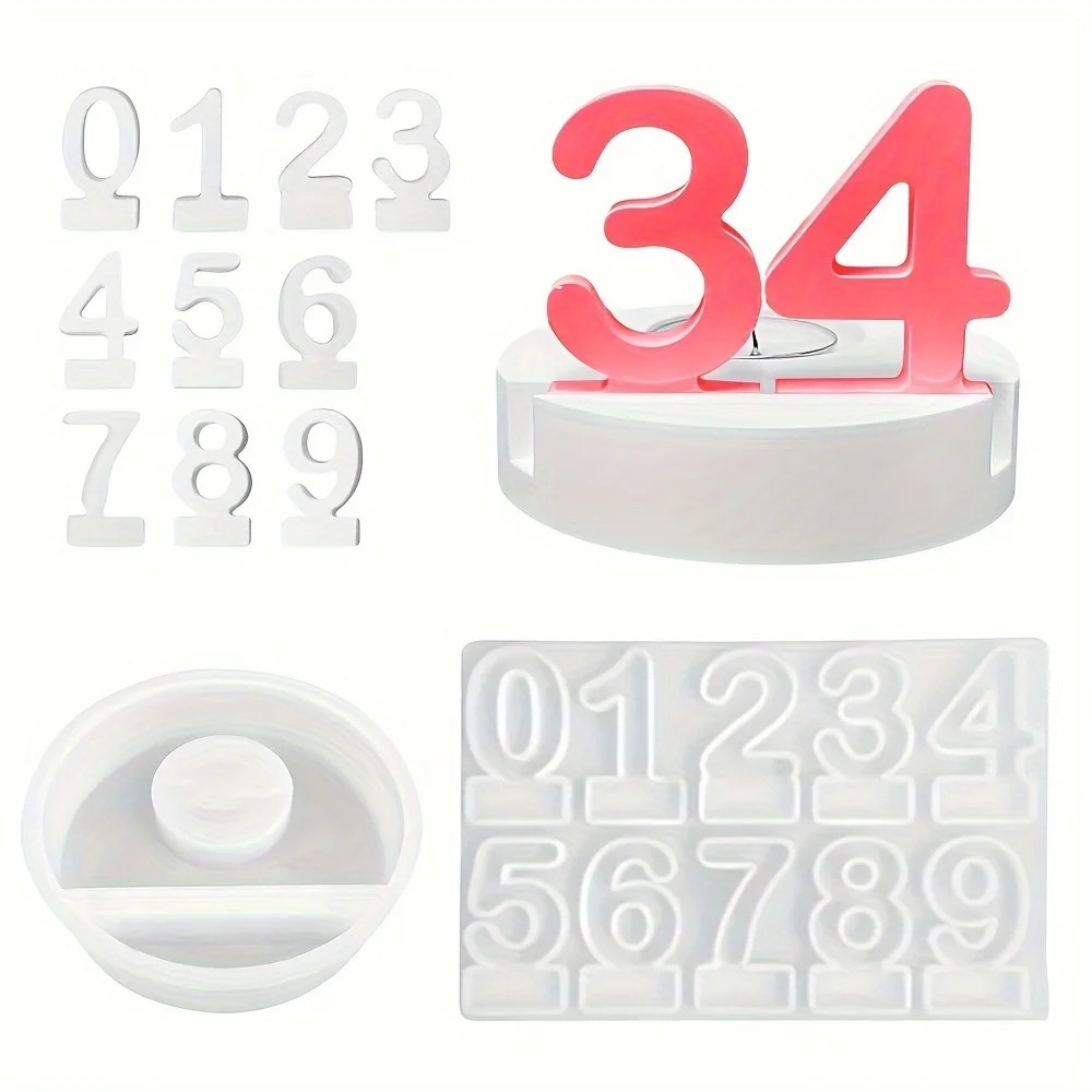 Set di 2 Stampi in Silicone pe - Art And Craft Numbers recensione e prezzo