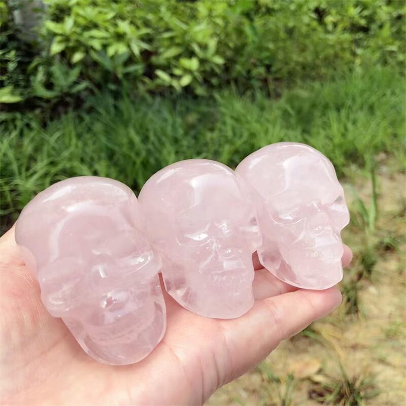 Teschio in Quarzo Rosa Natural - Art Craft Rose recensione e prezzo