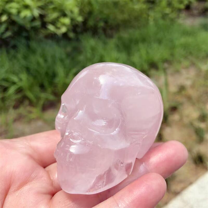 Teschio in Quarzo Rosa Natural - Art Craft Rose recensione e prezzo