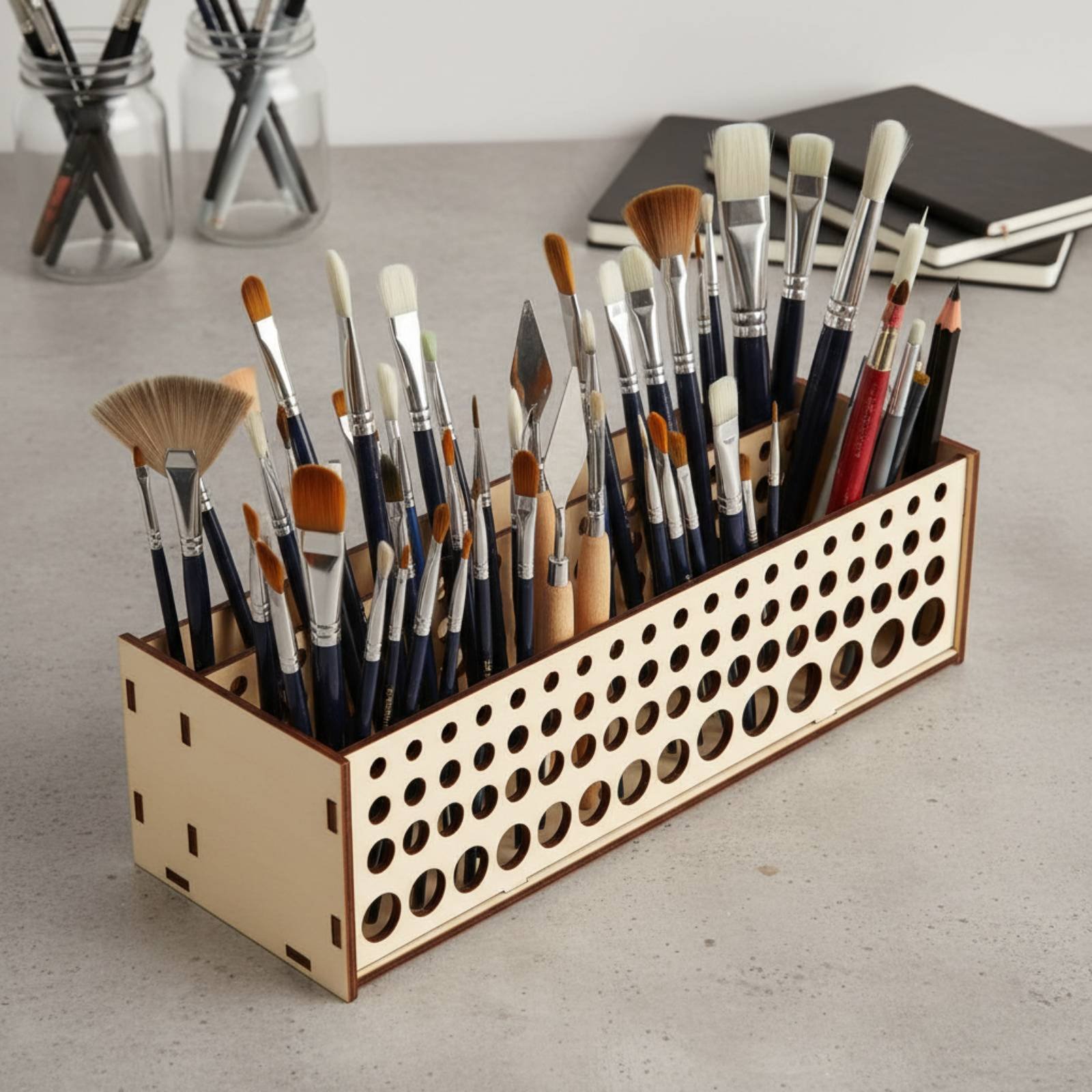 Porta Pennelli con 67 Fori, Su - Art Craft Room recensione e prezzo