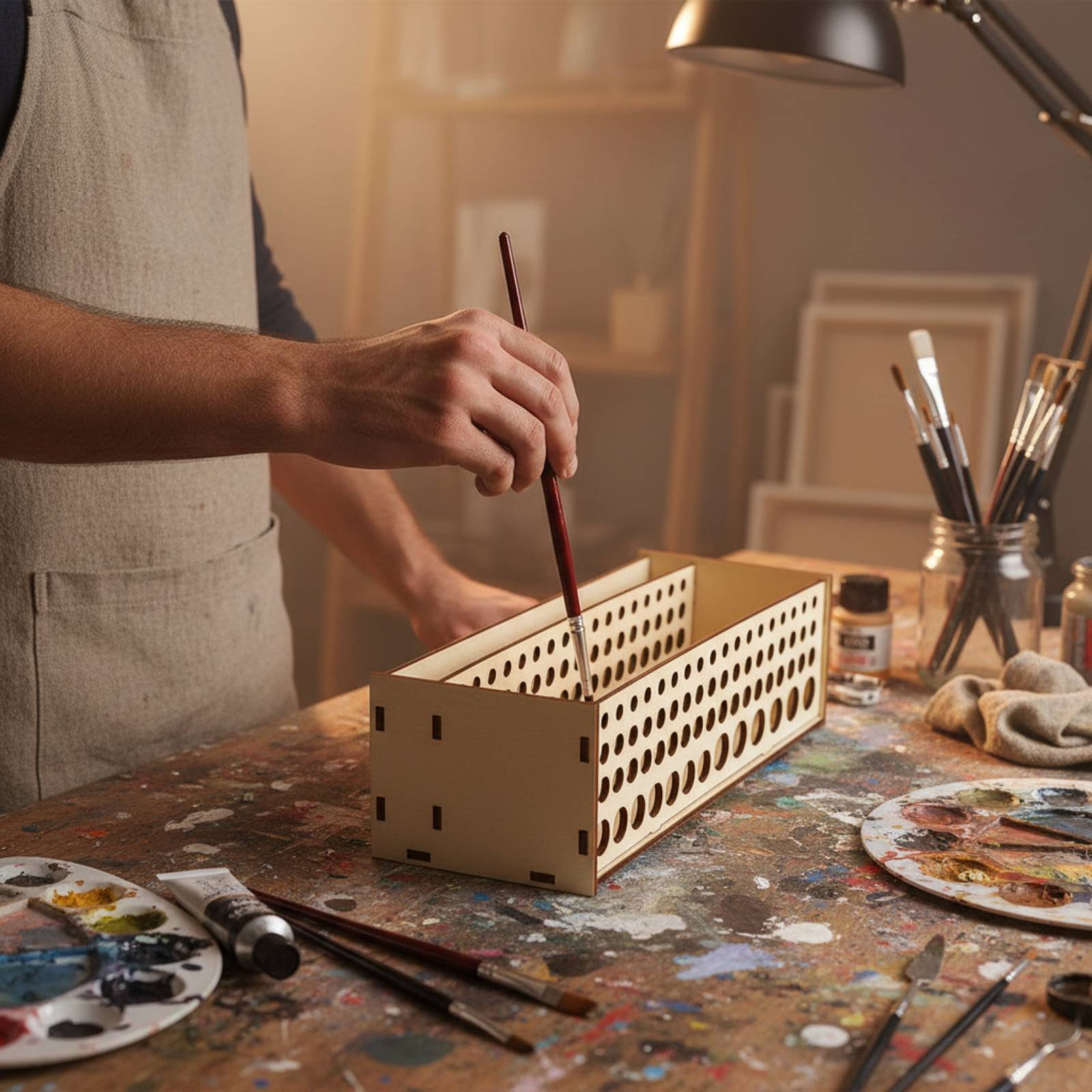 Porta Pennelli con 67 Fori, Su - Art Craft Room recensione e prezzo